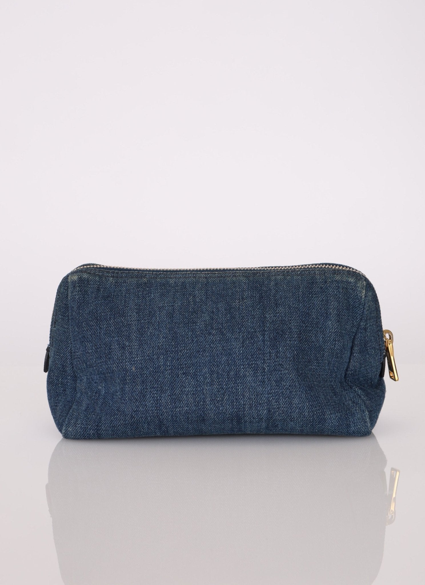Prada Denim Pouch - FashioNica