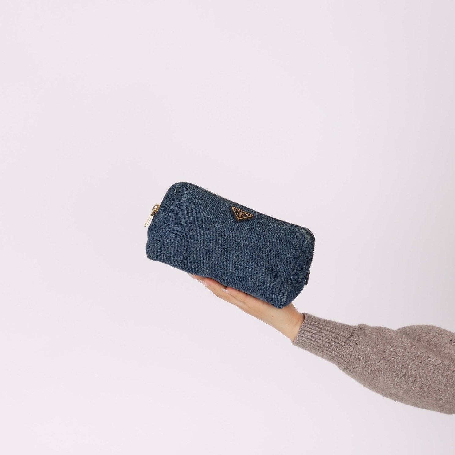 Prada Denim Pouch - FashioNica