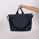 Prada Drill Denim Tote - FashioNica