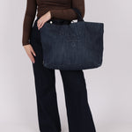 Prada Drill Denim Tote - FashioNica