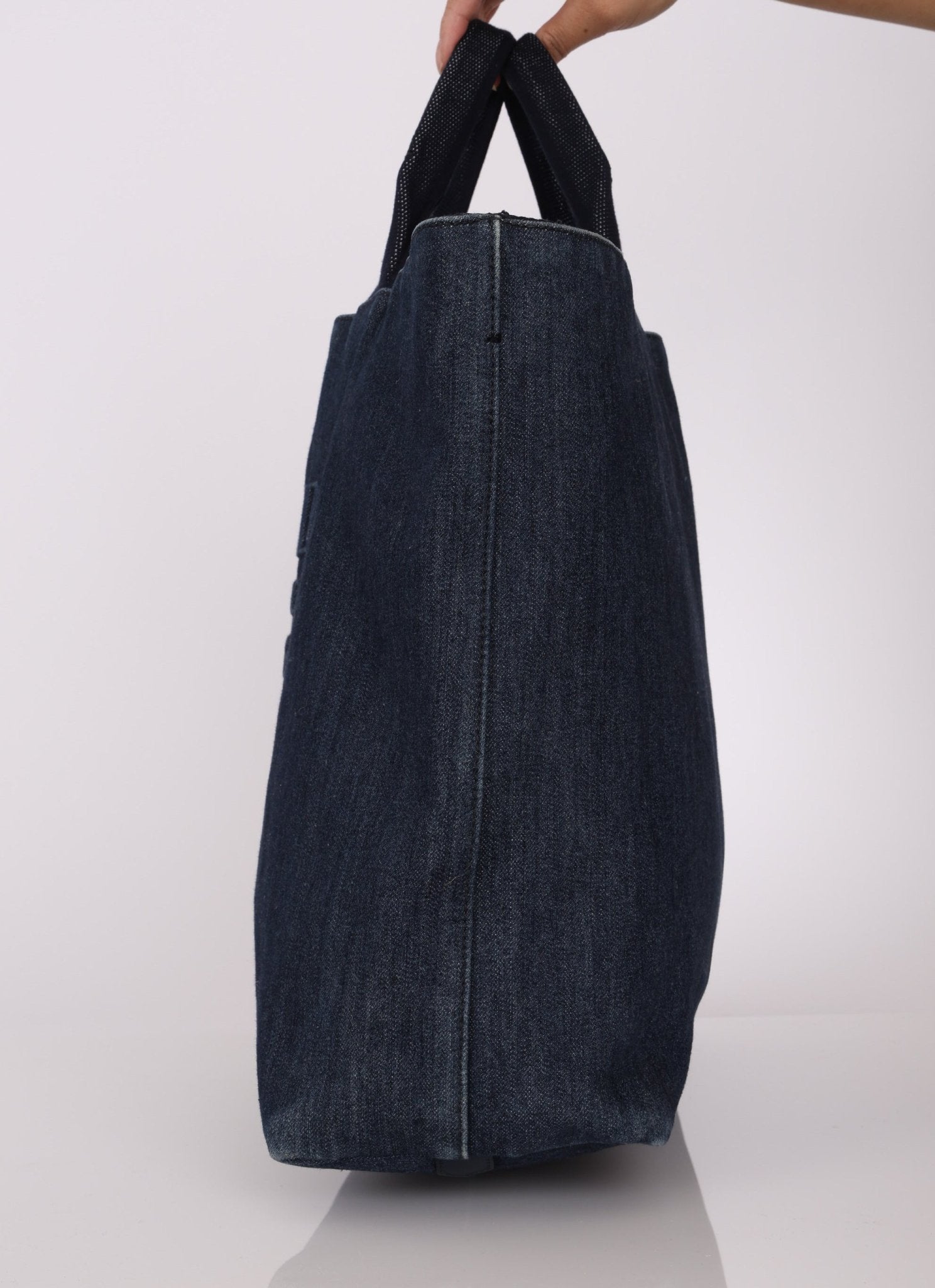 Prada Drill Denim Tote - FashioNica