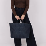 Prada Drill Denim Tote - FashioNica