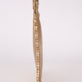 Prada Gold Metallic Mini Net Tote - FashioNica