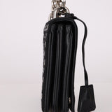 Prada Grommet Nylon Chain Flap Bag - FashioNica
