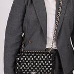 Prada Grommet Nylon Chain Flap Bag - FashioNica