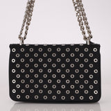 Prada Grommet Nylon Chain Flap Bag - FashioNica