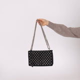 Prada Grommet Nylon Chain Flap Bag - FashioNica