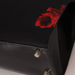 Prada Hibiscus Stamputo Tessuto Frame Handle Bag - FashioNica