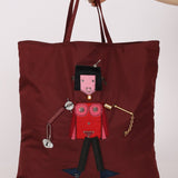 Prada 'Juliette' Robot Embellished Velo North South Tote - FashioNica