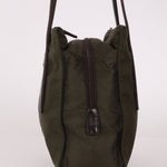 Prada Lambskin Trimmed Metropolitan Tessuto Tote - FashioNica