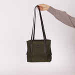 Prada Lambskin Trimmed Metropolitan Tessuto Tote - FashioNica