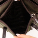Prada Lambskin Trimmed Metropolitan Tessuto Tote - FashioNica