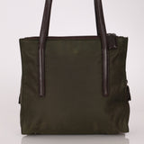 Prada Lambskin Trimmed Metropolitan Tessuto Tote - FashioNica