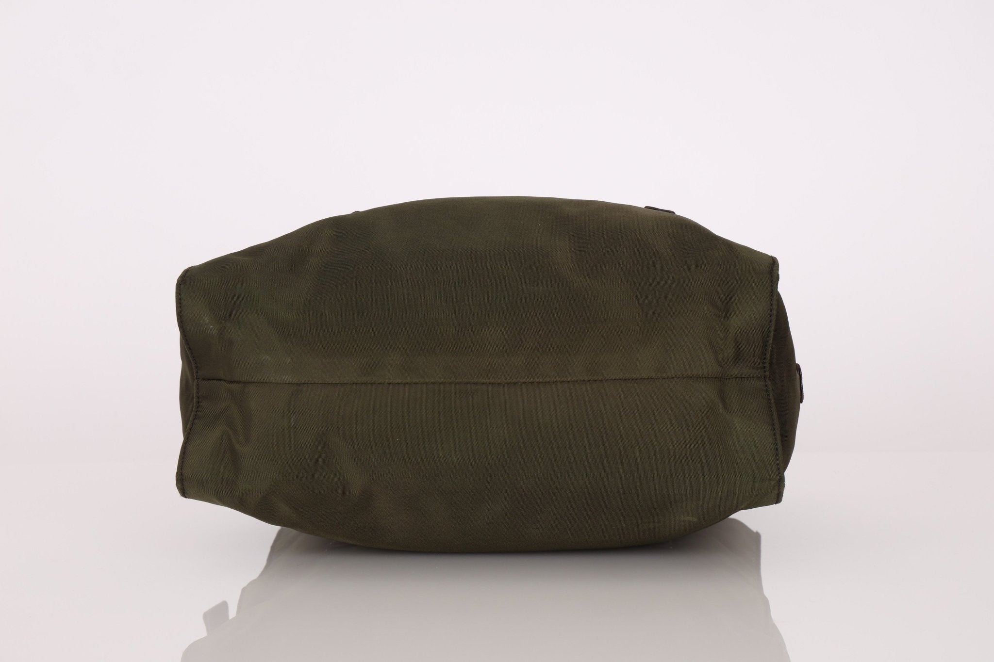 Prada Lambskin Trimmed Metropolitan Tessuto Tote - FashioNica