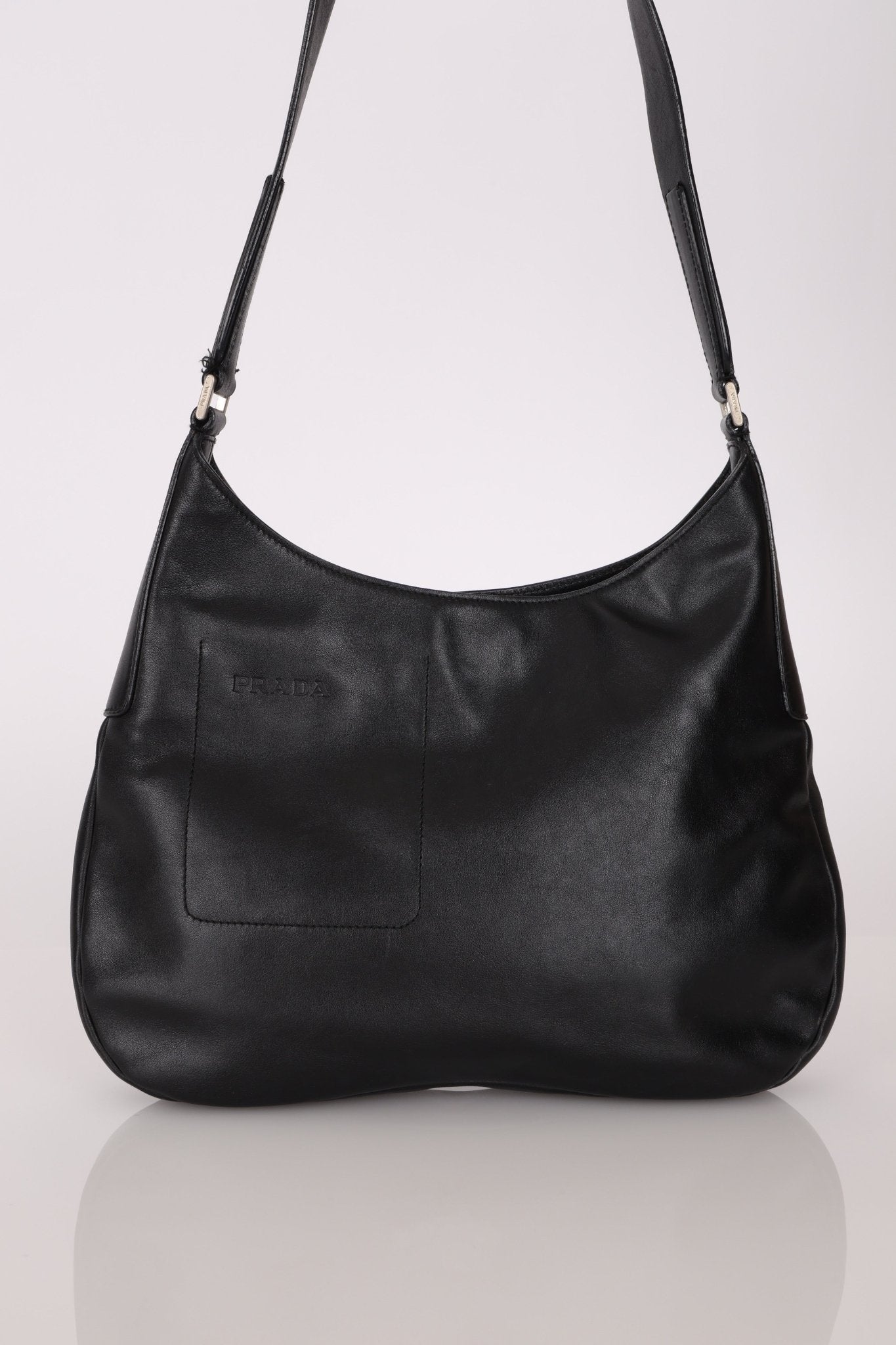Prada Large Soft Nappa Sport Hobo - FashioNica
