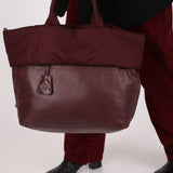 Prada Leather and Nylon Reversible Tote - FashioNica