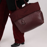 Prada Leather and Nylon Reversible Tote - FashioNica