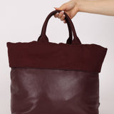 Prada Leather and Nylon Reversible Tote - FashioNica