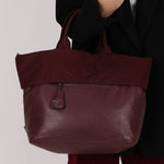 Prada Leather and Nylon Reversible Tote - FashioNica