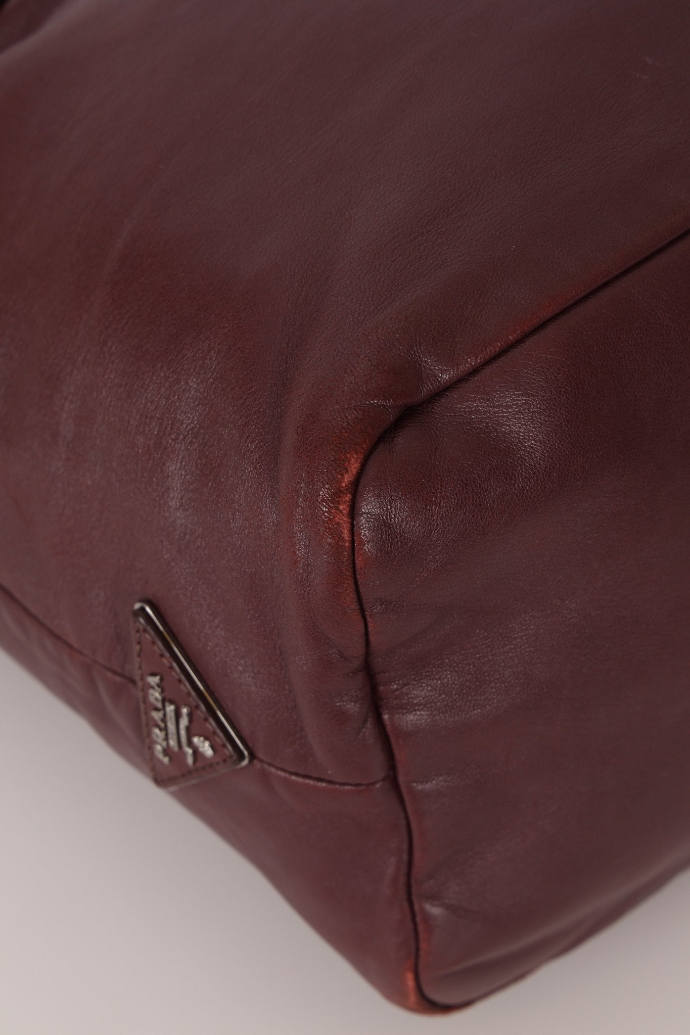 Prada Leather and Nylon Reversible Tote - FashioNica