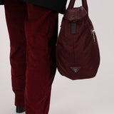 Prada Leather and Nylon Reversible Tote - FashioNica
