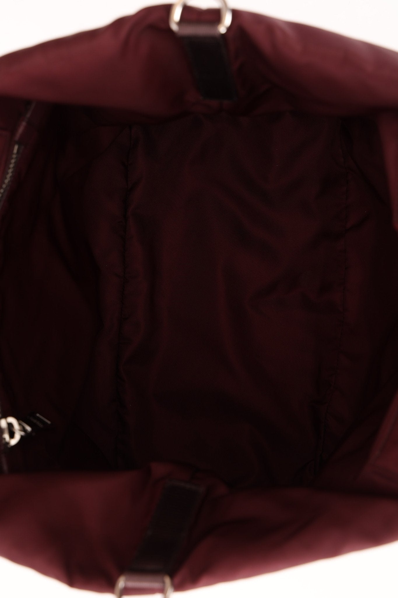 Prada Leather and Nylon Reversible Tote - FashioNica