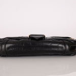 Prada Leather Buckle Flap Shoulder Bag - FashioNica