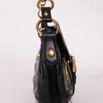 Prada Leather Buckle Flap Shoulder Bag - FashioNica