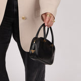 Prada Leather Mini Boston Bag - FashioNica