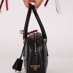 Prada Leather Mini Boston Bag - FashioNica