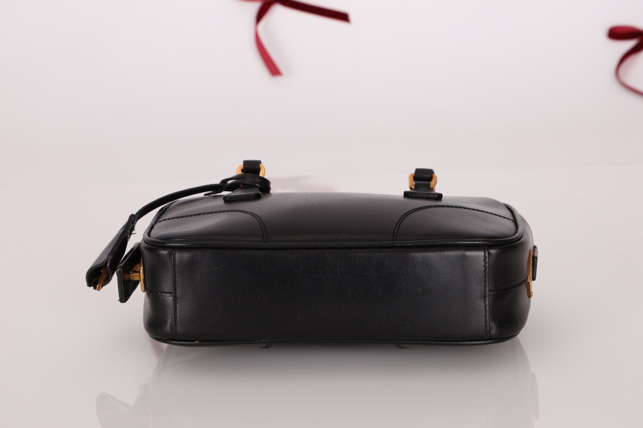 Prada Leather Mini Boston Bag - FashioNica