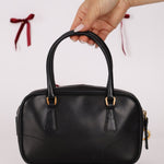Prada Leather Mini Boston Bag - FashioNica