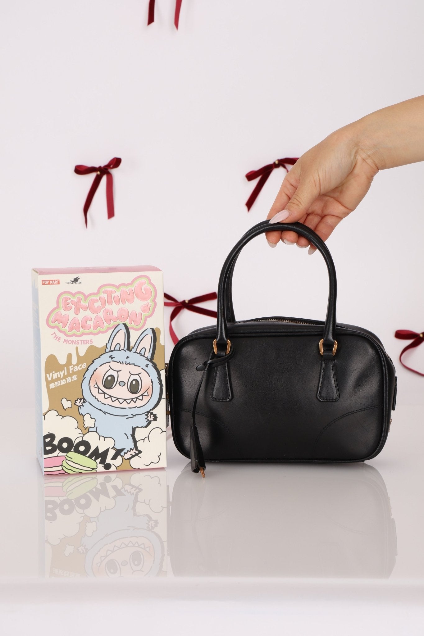 Prada Leather Mini Boston Bag - FashioNica