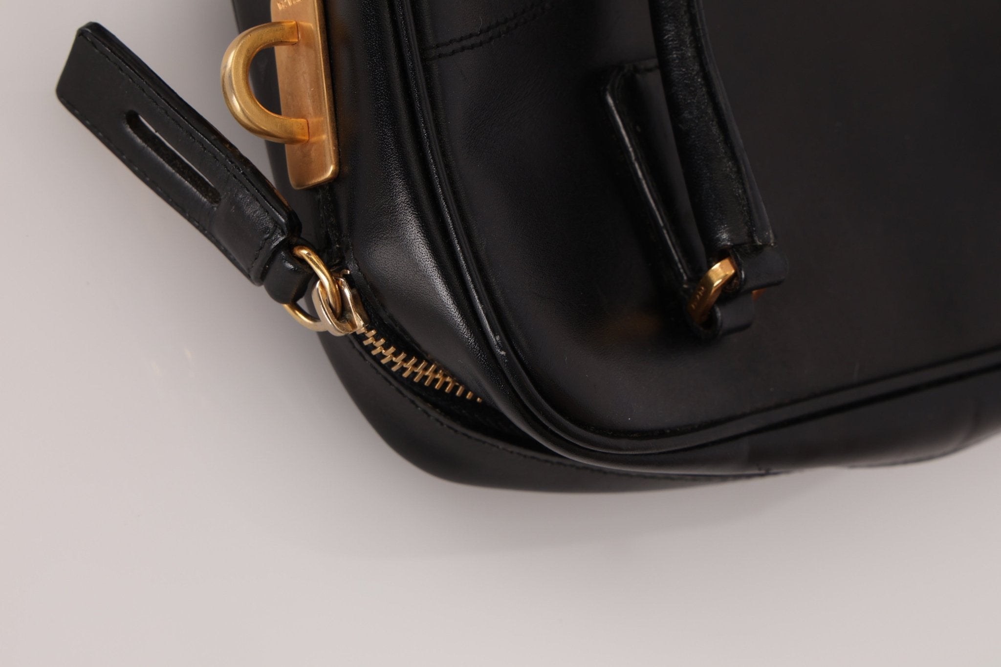 Prada Leather Mini Boston Bag - FashioNica