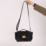 Prada Leather Vitello Daino Leather Flap Bag - FashioNica