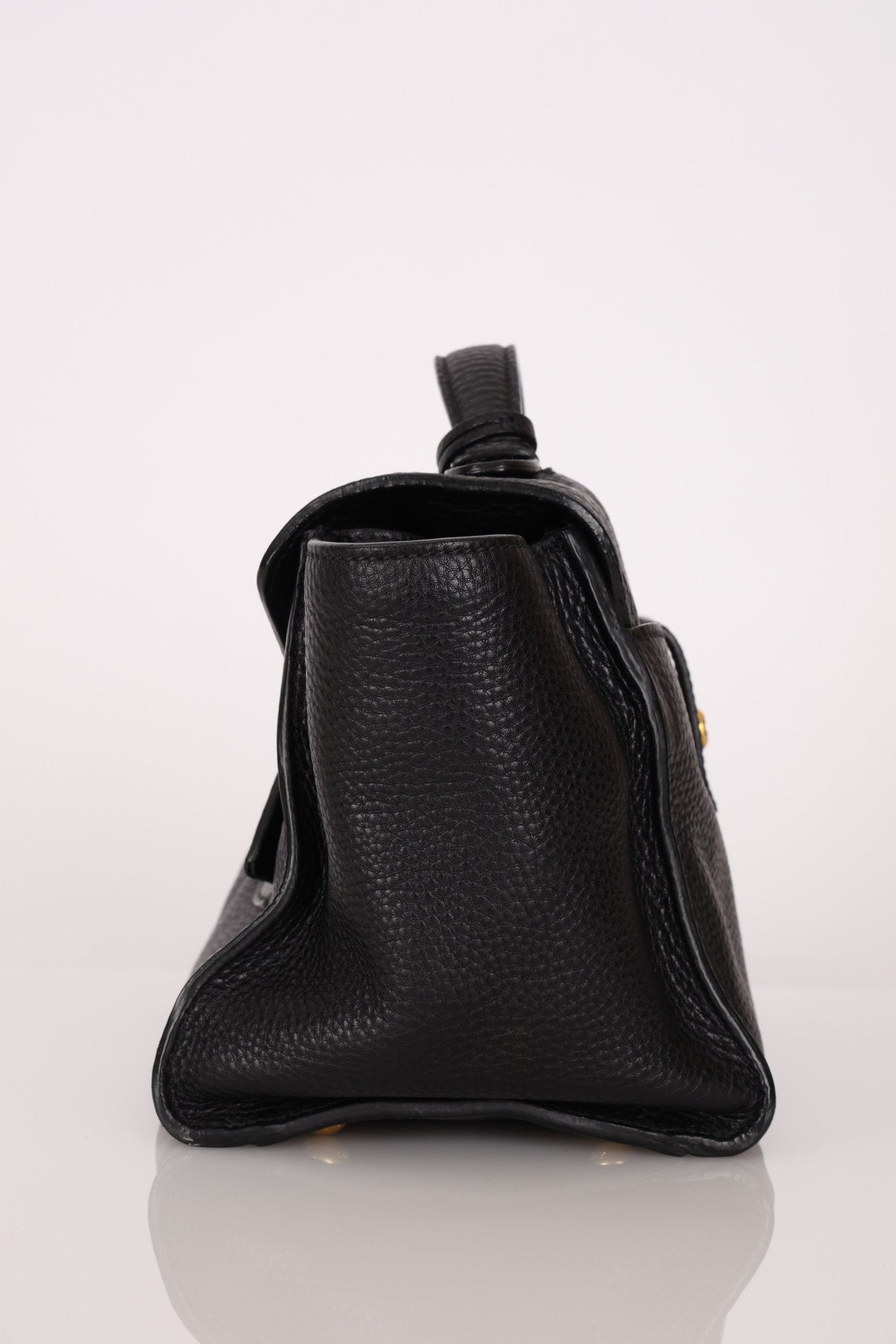 Prada Leather Vitello Daino Leather Flap Bag - FashioNica