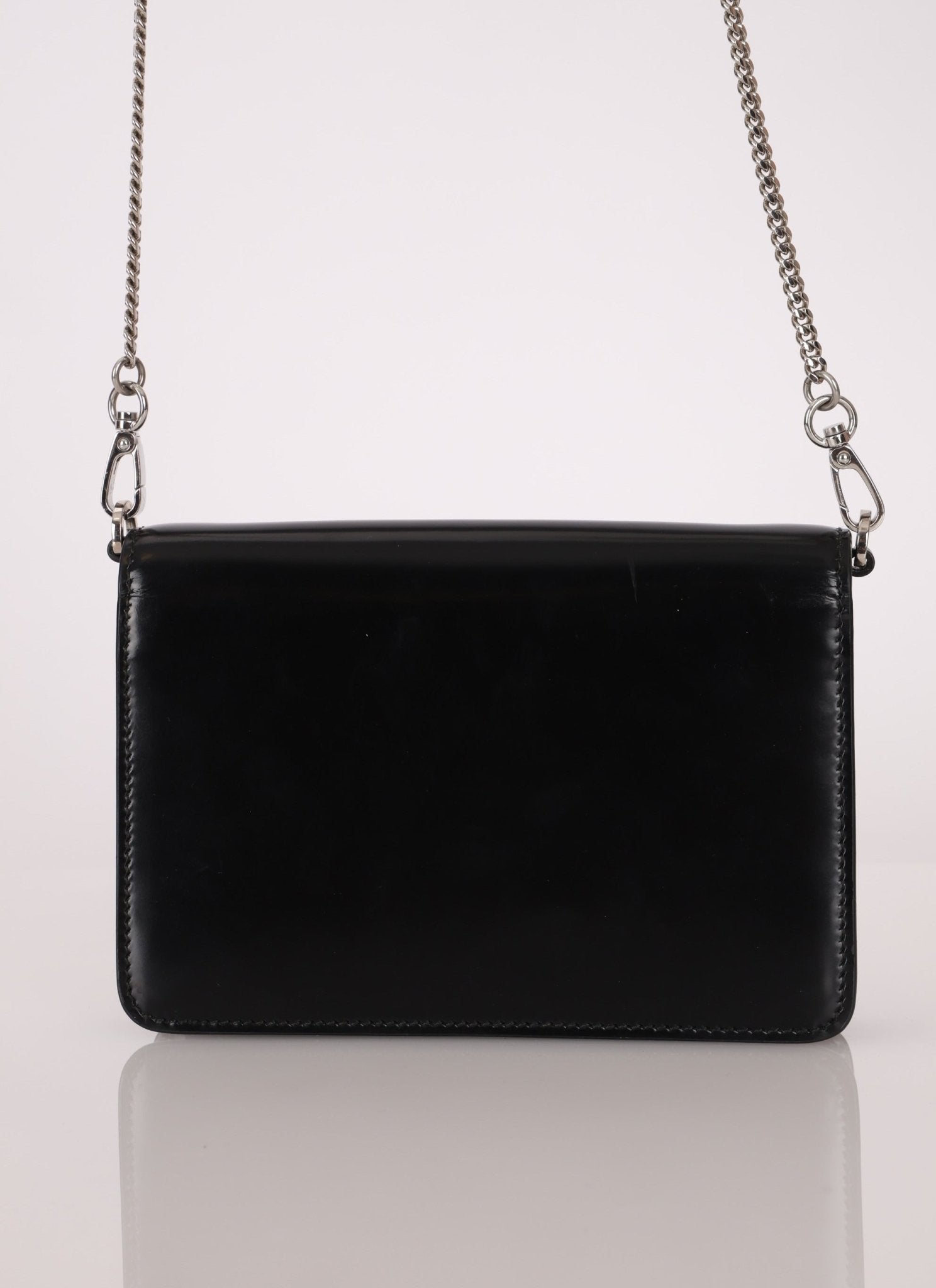 Prada Maxi Triangle Chain Flap Bag - FashioNica