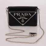Prada Maxi Triangle Chain Flap Bag - FashioNica