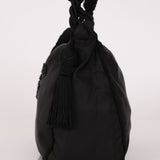 Prada Nylon Beaded Rope Handle Mini Hobo - FashioNica