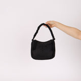 Prada Nylon Beaded Rope Handle Mini Hobo - FashioNica