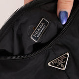 Prada Nylon Black Bracelet Bag - FashioNica