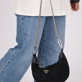 Prada Nylon Black Bracelet Bag - FashioNica