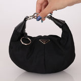 Prada Nylon Black Bracelet Bag - FashioNica