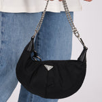 Prada Nylon Black Bracelet Bag - FashioNica