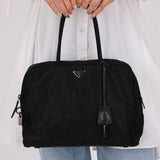 Prada Nylon Bowler Tote - FashioNica
