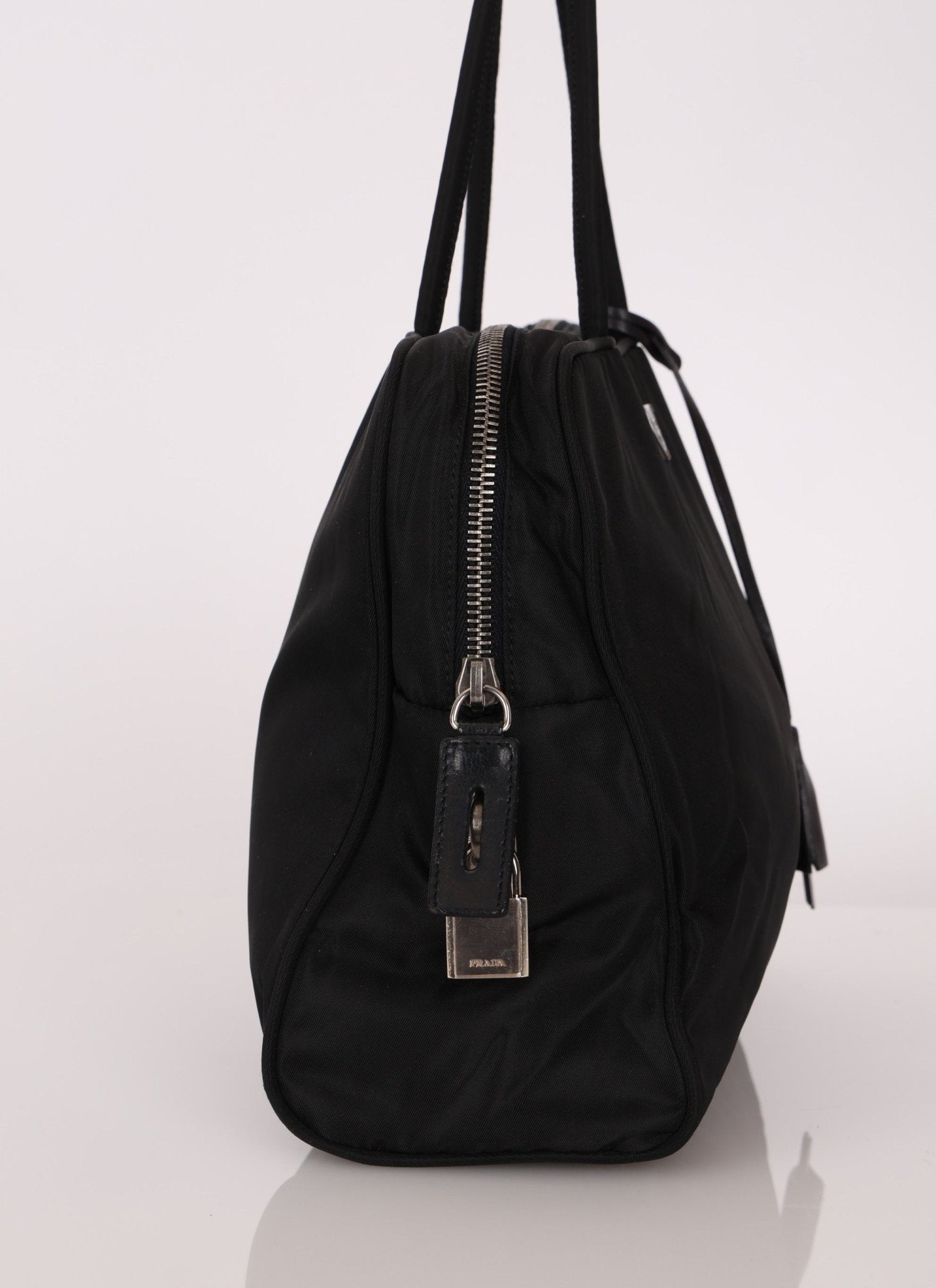 Prada Nylon Bowler Tote - FashioNica