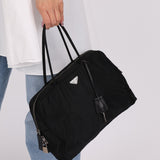 Prada Nylon Bowler Tote - FashioNica