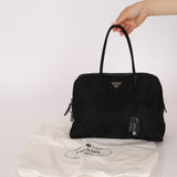 Prada Nylon Bowler Tote - FashioNica