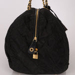 Prada Nylon Chain Weekender Bag - FashioNica