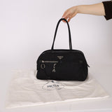 Prada Nylon Double Pocket Shoulder Bag - FashioNica